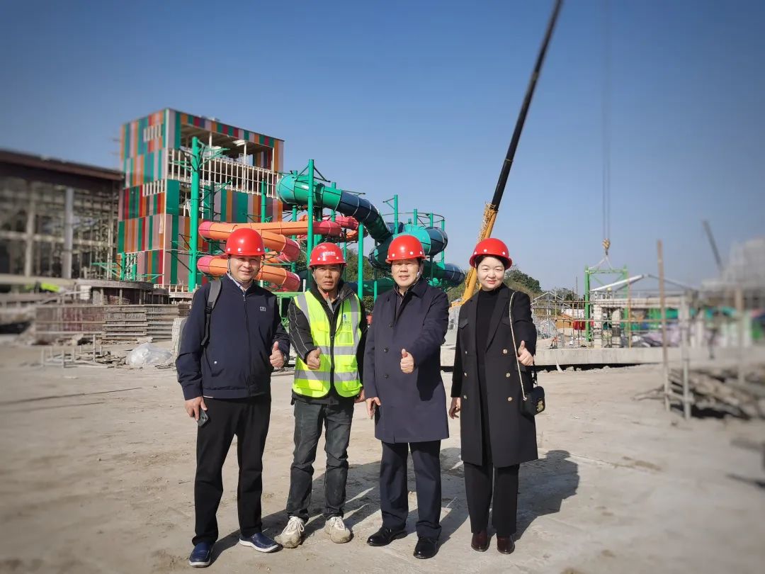 快讯 | 米兰体育官方网站游乐董事长一行视察南北湖开元森泊水乐园项目进展情况